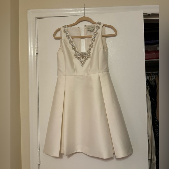 Worn Once BRIDAL Sachin & Babi Millie Dress - Off White - Picture 2 of 10